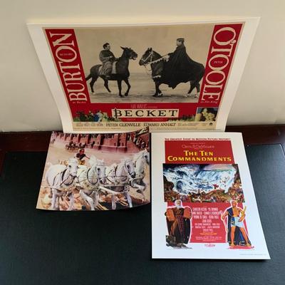 LOT 110 M: Movie Poster Collection: Camelot, Man Of La Mancha, Lawrence Of Arabia, & More