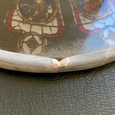 LOT 111 M: Canterbury Cathedral Stained Glass Window Hangs