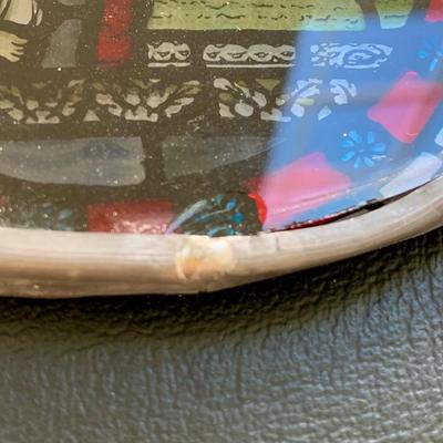 LOT 111 M: Canterbury Cathedral Stained Glass Window Hangs