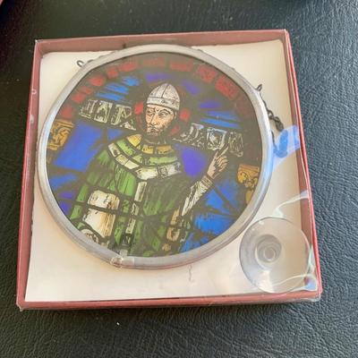 LOT 111 M: Canterbury Cathedral Stained Glass Window Hangs