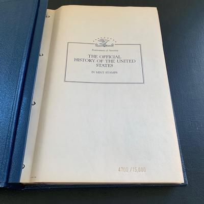 LOT 112 M: 1979 The Official History Of The United States In Mint Stamps Book