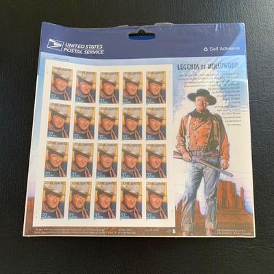 LOT 113 M: Various Stamp Collection; John Wayne, Carl Sandburg, U.S. First Day Covers & Special Covers Book, & More