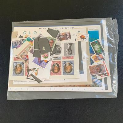 LOT 113 M: Various Stamp Collection; John Wayne, Carl Sandburg, U.S. First Day Covers & Special Covers Book, & More