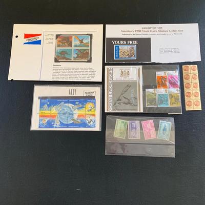 LOT 113 M: Various Stamp Collection; John Wayne, Carl Sandburg, U.S. First Day Covers & Special Covers Book, & More