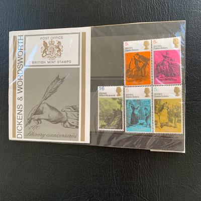 LOT 113 M: Various Stamp Collection; John Wayne, Carl Sandburg, U.S. First Day Covers & Special Covers Book, & More