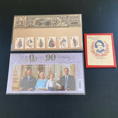 LOT 113 M: Various Stamp Collection; John Wayne, Carl Sandburg, U.S. First Day Covers & Special Covers Book, & More