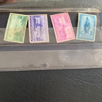 LOT 113 M: Various Stamp Collection; John Wayne, Carl Sandburg, U.S. First Day Covers & Special Covers Book, & More