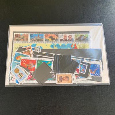 LOT 113 M: Various Stamp Collection; John Wayne, Carl Sandburg, U.S. First Day Covers & Special Covers Book, & More