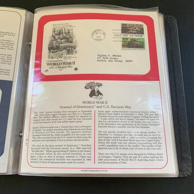 LOT 113 M: Various Stamp Collection; John Wayne, Carl Sandburg, U.S. First Day Covers & Special Covers Book, & More