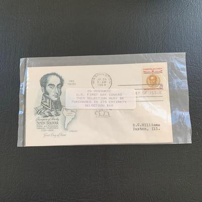 LOT 113 M: Various Stamp Collection; John Wayne, Carl Sandburg, U.S. First Day Covers & Special Covers Book, & More