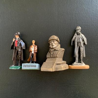 LOT 116 M: Sherlock Holmes Collection: DVDs, Book, Coffee Mugs, Desk Magnifier, & More