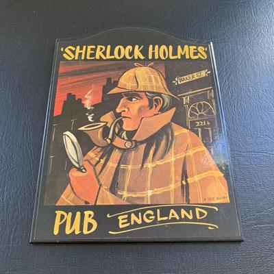 LOT 116 M: Sherlock Holmes Collection: DVDs, Book, Coffee Mugs, Desk Magnifier, & More