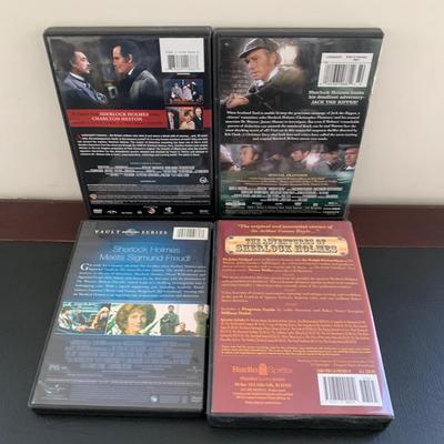 LOT 116 M: Sherlock Holmes Collection: DVDs, Book, Coffee Mugs, Desk Magnifier, & More