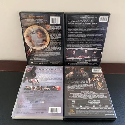 LOT 116 M: Sherlock Holmes Collection: DVDs, Book, Coffee Mugs, Desk Magnifier, & More