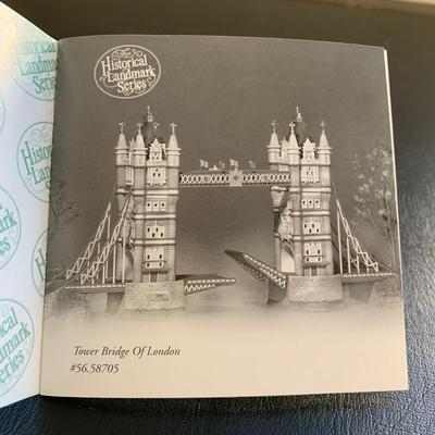 LOT 118 M: Department 56 Historical Landmark Series Dickens Village "Tower Bridge Of London"