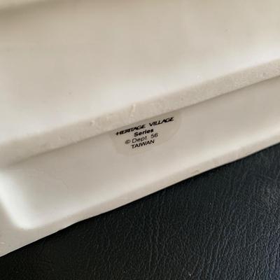 LOT 120 M: Department 56 Heritage Village Collection "Holiday Coach" & Dickens Village Series "The Queen's...