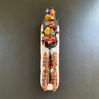 LOT 120 M: Department 56 Heritage Village Collection "Holiday Coach" & Dickens Village Series "The Queen's...