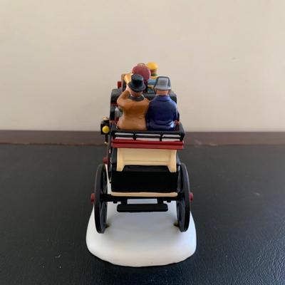 LOT 120 M: Department 56 Heritage Village Collection "Holiday Coach" & Dickens Village Series "The Queen's...