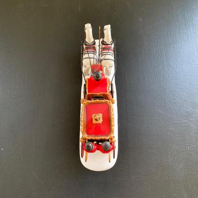 LOT 120 M: Department 56 Heritage Village Collection "Holiday Coach" & Dickens Village Series "The Queen's...