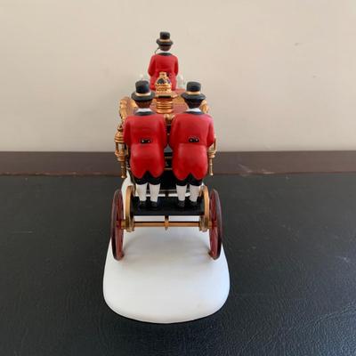 LOT 120 M: Department 56 Heritage Village Collection "Holiday Coach" & Dickens Village Series "The Queen's...