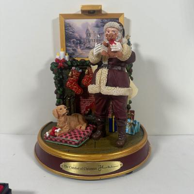 LOT 121U: Christmas Collection - Thomas Kinkade/Bradford Exchange The Comfort Of Christmas Light Uo The Holidays & More!