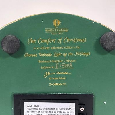 LOT 121U: Christmas Collection - Thomas Kinkade/Bradford Exchange The Comfort Of Christmas Light Uo The Holidays & More!