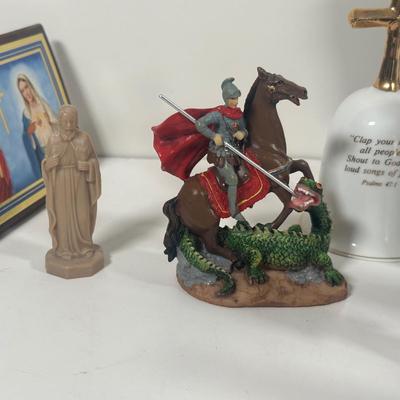 LOT 122U: Religious Home Decor Collection - Department 56, Enesco & More