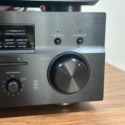 LOT 129U: Sony Stereo Cassette Deck TC-WE475, Yamaha Stereo Receiver RX797 & Polk Audio Speakers