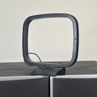 LOT 129U: Sony Stereo Cassette Deck TC-WE475, Yamaha Stereo Receiver RX797 & Polk Audio Speakers