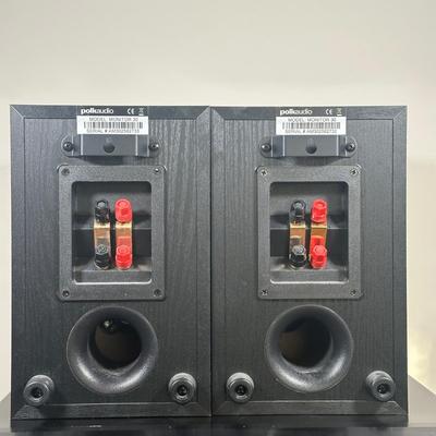 LOT 129U: Sony Stereo Cassette Deck TC-WE475, Yamaha Stereo Receiver RX797 & Polk Audio Speakers