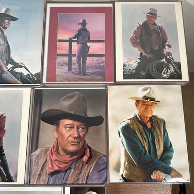 LOT 130U: John Wayne Collection - Pictures, Trading Cards, Blankets & More