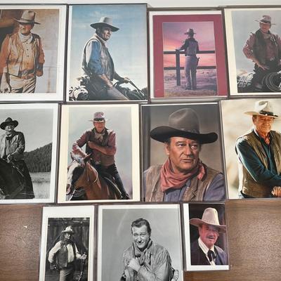 LOT 130U: John Wayne Collection - Pictures, Trading Cards, Blankets & More