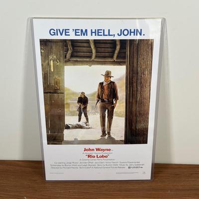 LOT 130U: John Wayne Collection - Pictures, Trading Cards, Blankets & More