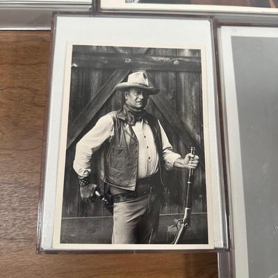 LOT 130U: John Wayne Collection - Pictures, Trading Cards, Blankets & More