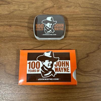 LOT 130U: John Wayne Collection - Pictures, Trading Cards, Blankets & More