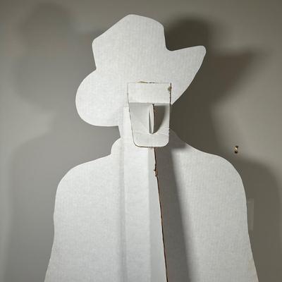 LOT 132U: 2 75” Tall John Wayne Cutouts