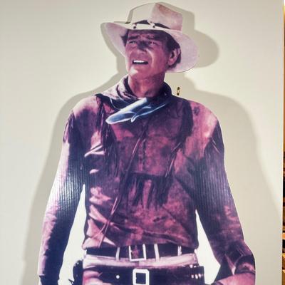 LOT 132U: 2 75” Tall John Wayne Cutouts