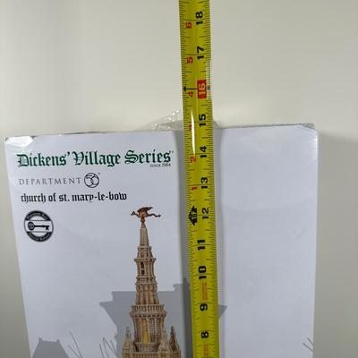 LOT 138U: Department 56 Dickens Village Series - Church Of Saint Mary-Le Bow