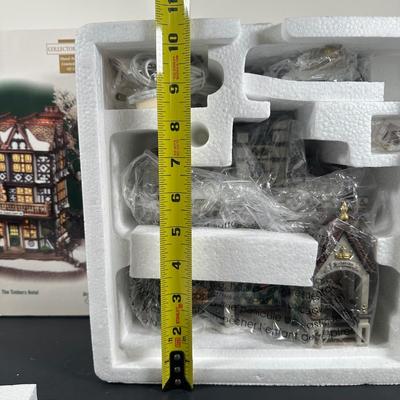 LOT 139U: Department 56 Dickens Village Series - The Timbers Hotel & Victorian University