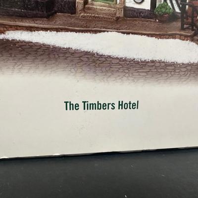 LOT 139U: Department 56 Dickens Village Series - The Timbers Hotel & Victorian University