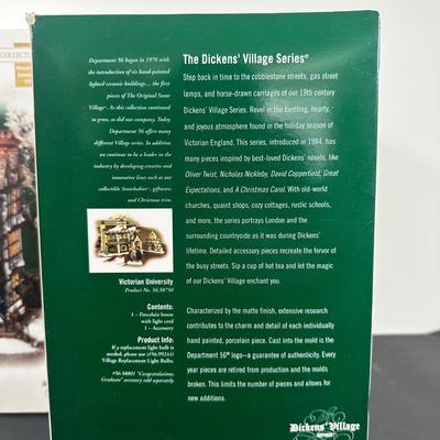 LOT 139U: Department 56 Dickens Village Series - The Timbers Hotel & Victorian University