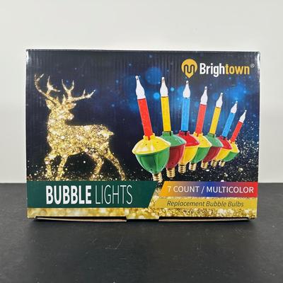 LOT 144U: Vintage In The Box Multi Color Bubble Lights Collection