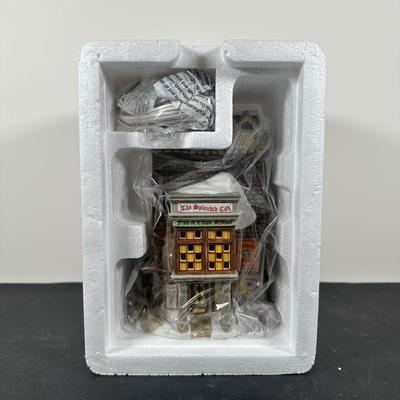 LOT 145U: Department 56 Dickens Village Series - E Tipler, Agent For Wine & Spirits, Spelendid Rod Fish n’ Chips & The Leather...