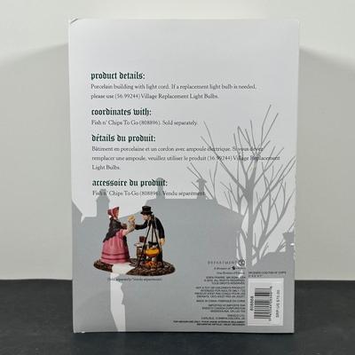 LOT 145U: Department 56 Dickens Village Series - E Tipler, Agent For Wine & Spirits, Spelendid Rod Fish n’ Chips & The Leather...