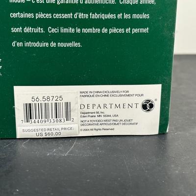 LOT 145U: Department 56 Dickens Village Series - E Tipler, Agent For Wine & Spirits, Spelendid Rod Fish n’ Chips & The Leather...