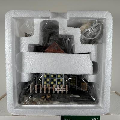 LOT 145U: Department 56 Dickens Village Series - E Tipler, Agent For Wine & Spirits, Spelendid Rod Fish n’ Chips & The Leather...