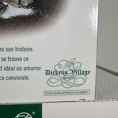 LOT 145U: Department 56 Dickens Village Series - E Tipler, Agent For Wine & Spirits, Spelendid Rod Fish n’ Chips & The Leather...