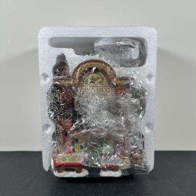 LOT 146U: Department 56 Dickens Village Series - Scrooge & Marley Counting House, Odin R Hicks Fish n’ Chips & Joseph Edward Tea...