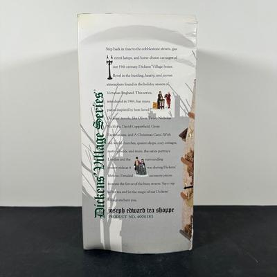 LOT 146U: Department 56 Dickens Village Series - Scrooge & Marley Counting House, Odin R Hicks Fish n’ Chips & Joseph Edward Tea...