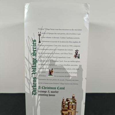 LOT 146U: Department 56 Dickens Village Series - Scrooge & Marley Counting House, Odin R Hicks Fish n’ Chips & Joseph Edward Tea...